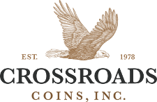 Crossroads Coins Inc. logo Crossroads Coins