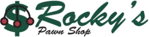 Rocky's Pawn Shop business logo