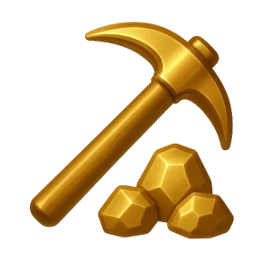 gold mining companies icon
